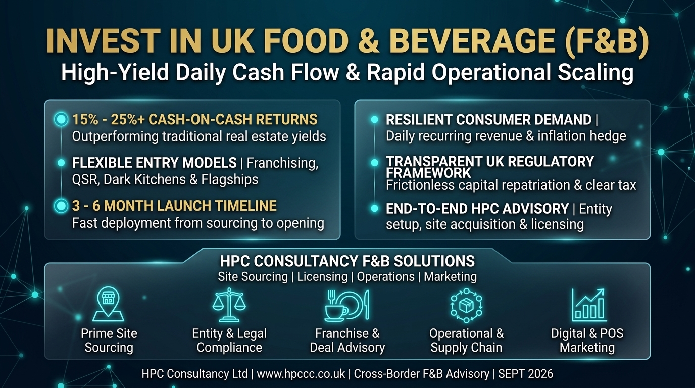 Why Japan Investors Must Consider the UK Food and Beverage Sector as Their Primary Entry Point