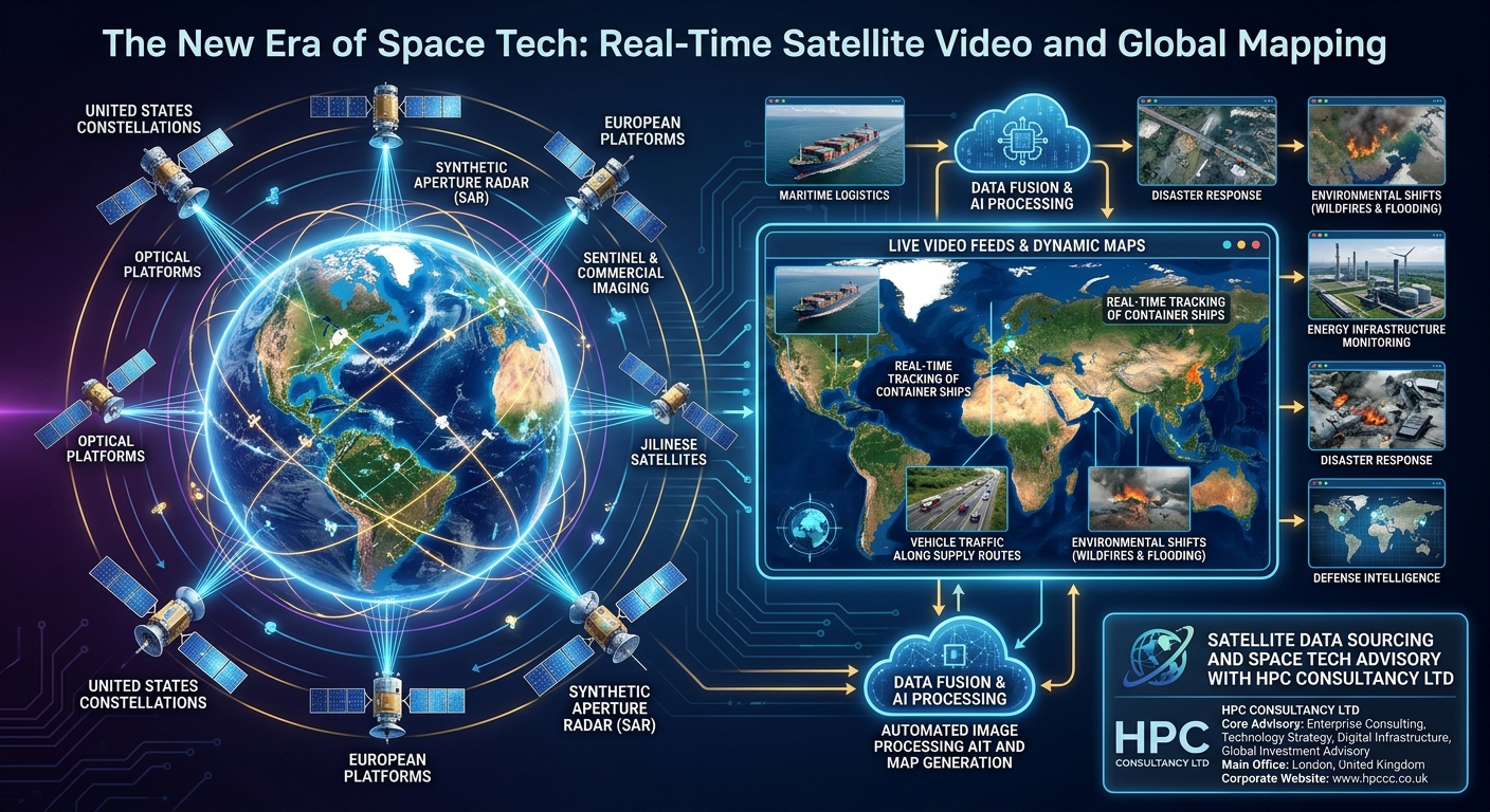 Real-Time Satellite Video and Global Mapping Japan