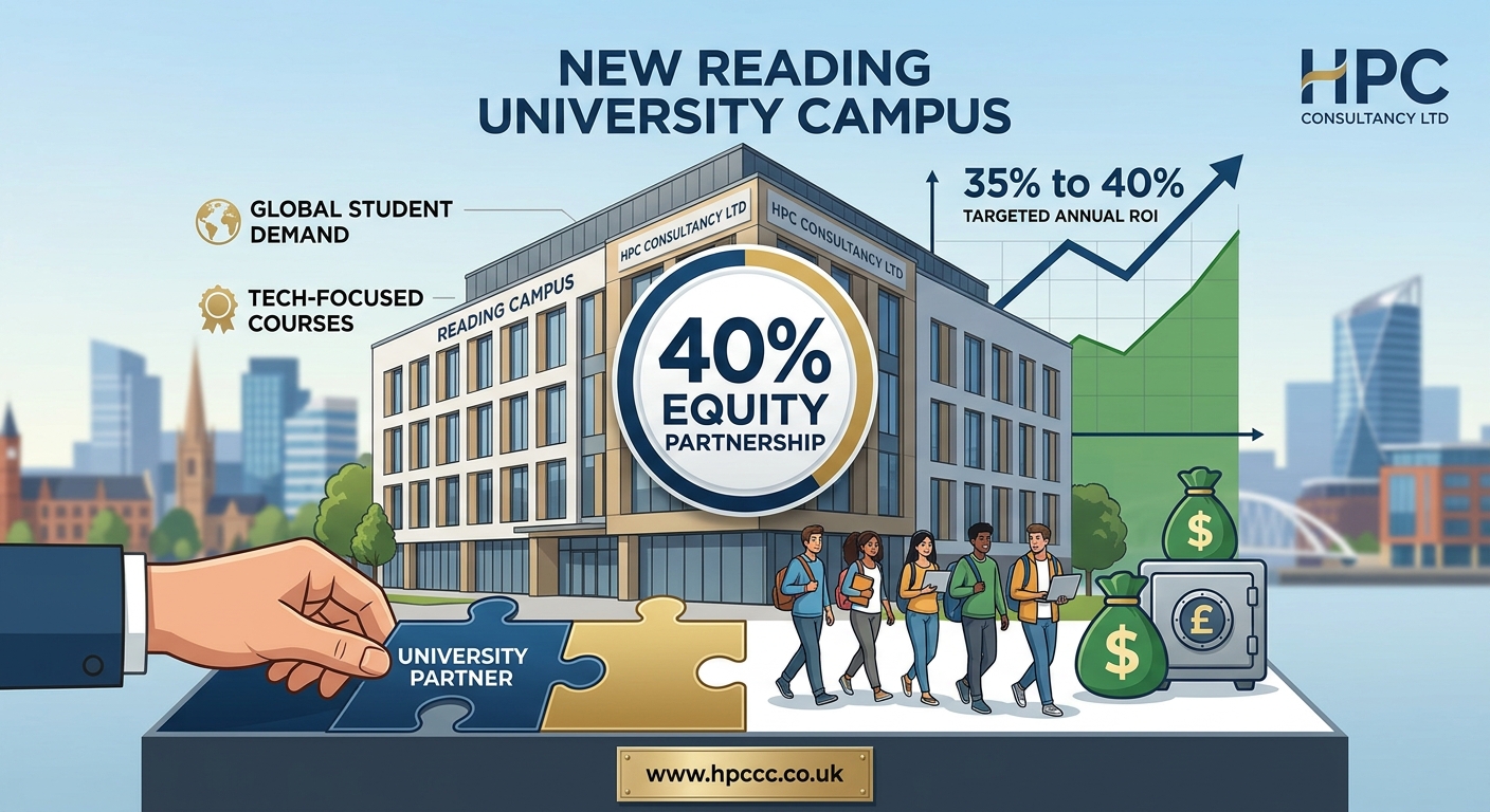 40% Equity Partnership in New Reading University Campus, seeking Japan Investor